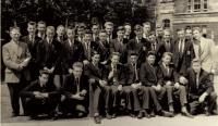 <h2>5th Form 1959</h2><p>St. James Park Bath wth Harry (Spider ) Webb teacher</p>